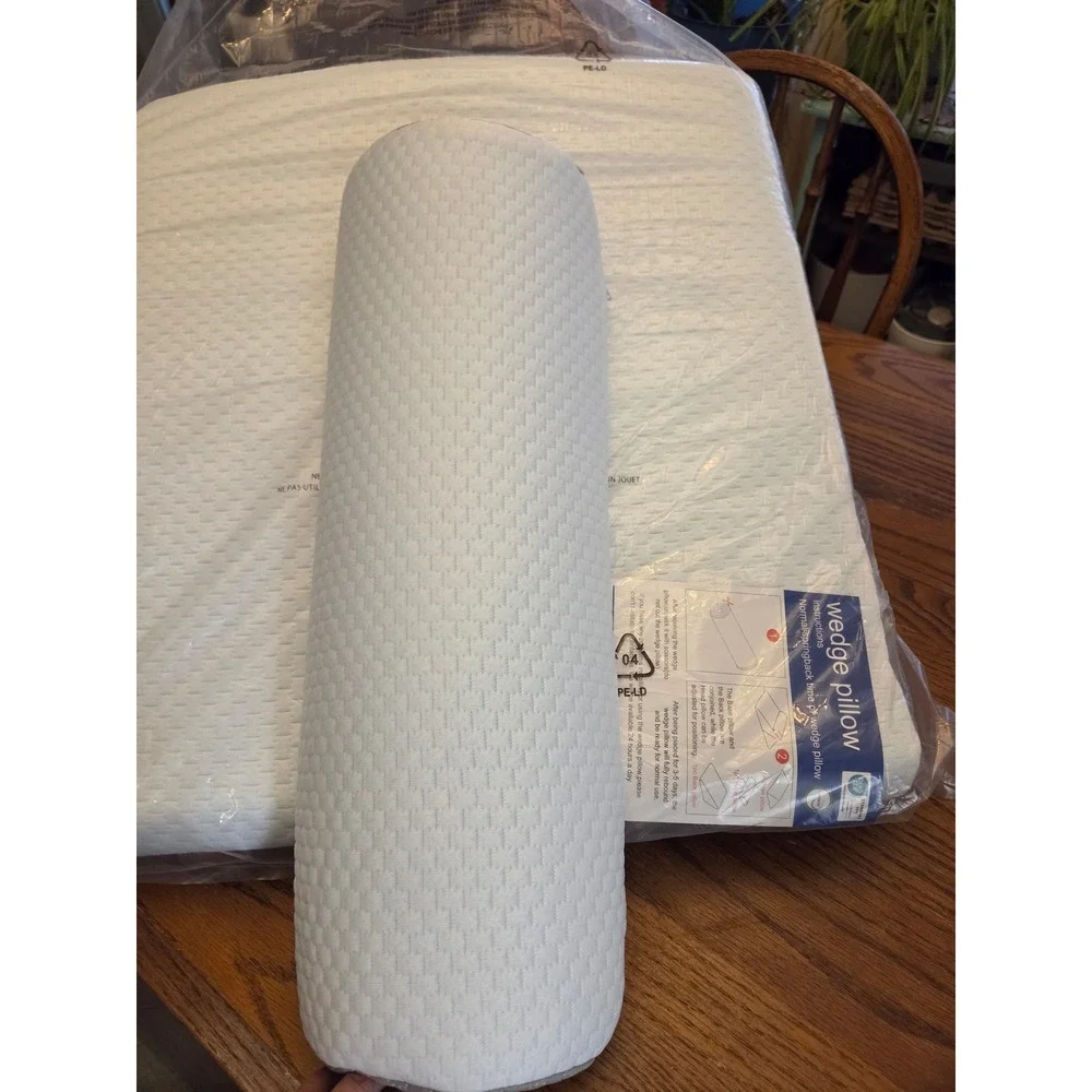 3 piece adjustable Memory Foam Wedge Pillow Set for Back Support Leg Elevation